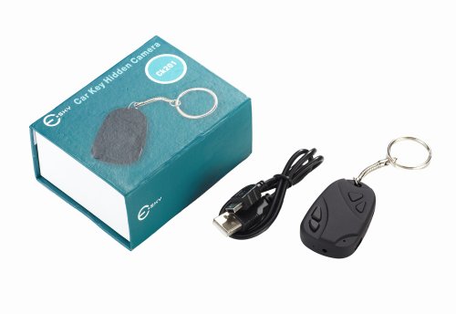 Esky® Car Key Keychain Mini Spy Camera Hidden DVR DV Video Recorder – Support Micro SD card to 16GB