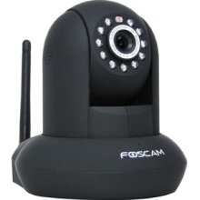 Foscam FI8910W Pan & Tilt IP/Network Camera with Two-Way Audio and Night Vision (Black)