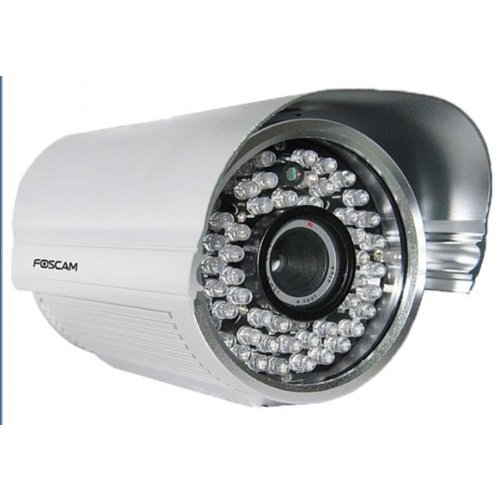 Foscam FI8905E Power Over Ethernet Outdoor IP Camera with 6 mm Lens, Night Vision Up To 30 Meters