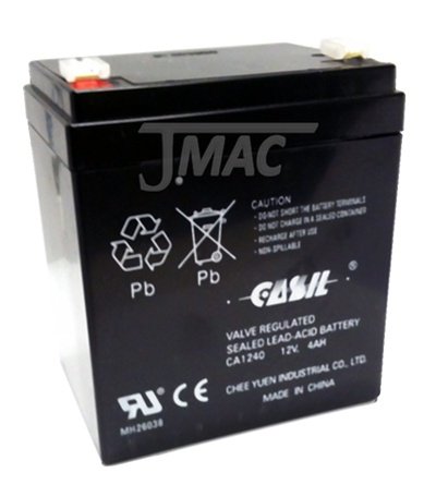 Casil Genuine CA1240 12V 4Ah SLA Alarm Battery