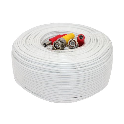 200ft Foot All-In-One Siamese BNC Video and Power CCTV Cable for Security Camera Surveillance Video System