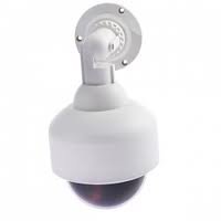 GGI Indoor/outdoor Dome Fake Security Camera with Blinking Light